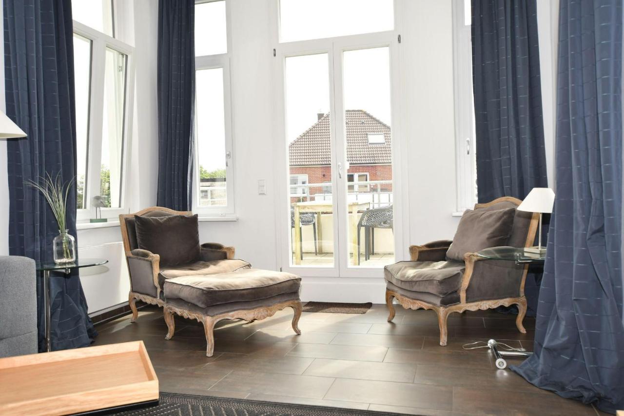 Villa-Emilie-Wohnung-Augustine Borkum Esterno foto